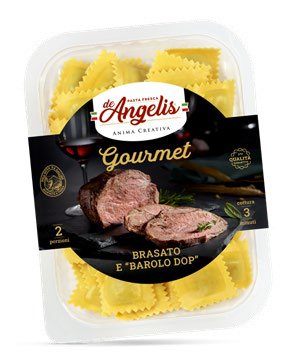 [G-PAS-015] Ravioli al Brasato e Barolo DOP 250 g