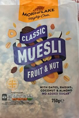 [G-SNK-034] Muesli con frutos secos Mornflake 750g