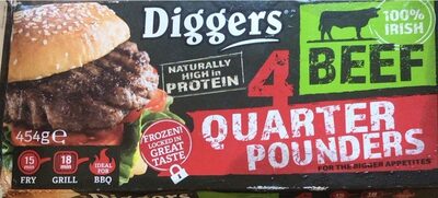 [G-EMB-029] 4 Quarter pounders Diggers 454g