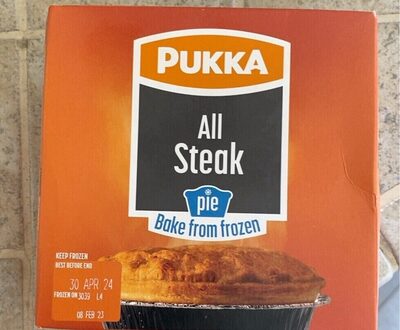 [G-OTR-020] Pukka All steak pies