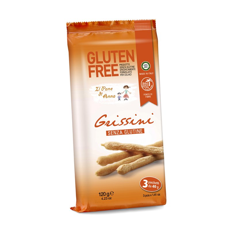Grissini Italiano Sin Gluten 120 grs Artesano Italia Il Pane di Anna