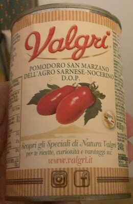 [G-SAL-014] Pomodori Pelati San Marzano DOP 400 g