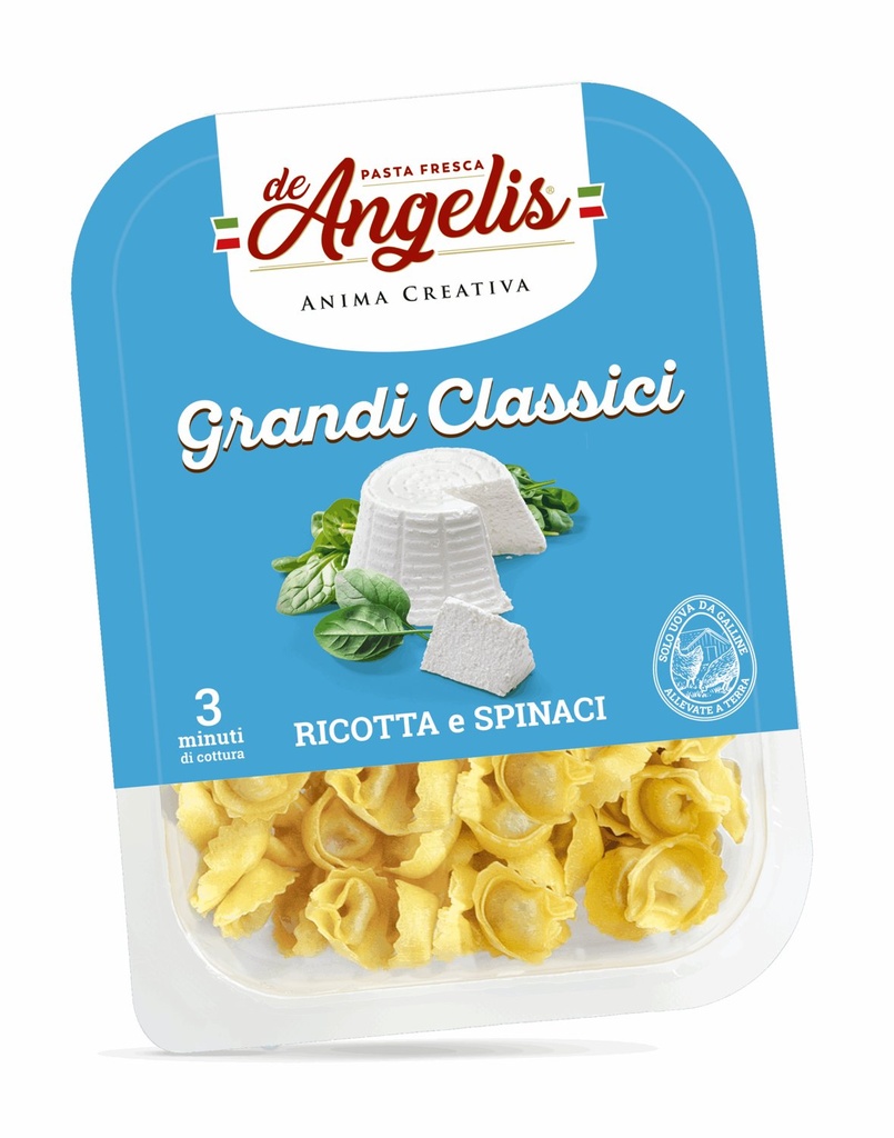 [G-PAS-080] GRAN TORTELLO RICOTTA E SPINACI 250GX8U DE ANGELIS
