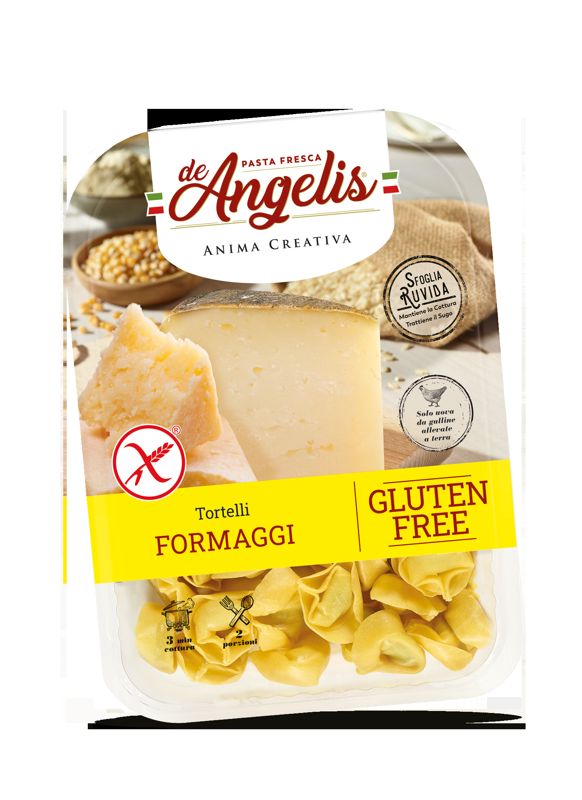 [G-PAS-082] TORTELLONI FORMAGGI SIN GLUTEN 250GX8U DEANGELIS