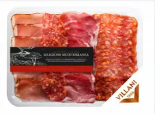 [G-EMB-031] Affettati Antipasto Mediterraneo Italiano 140 g Villani