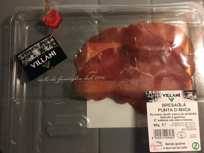 AFFETTATI BRESAOLA DA 90 GR VILLANI