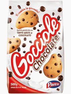 [G-SNK-075] Galletas Paves Gocciole Chocolate 500g Mulino Bianco