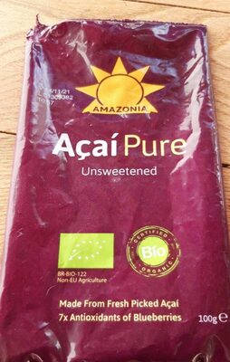 [G-BIO-002] Acai Pure FOOD SERVICE (40X100g) 4kg (NOSSA)