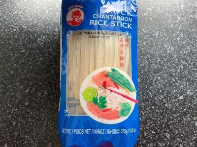 Noodles Pad Thai Rice Stick 5MM (COCK) BLUE 375g