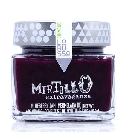 [G-MER-015] Mermelada extra ecologica de arandano 305g 'Mirtillo Extravaganza' LORUSSO