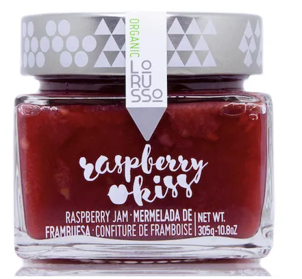 [G-MER-017] Mermelada extra ecologica de frambuesa 305g 'Raspberry Kiss' LORUSSO