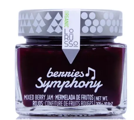 [G-MER-021] Mermelada extra ecologica de frutos rojos 305g 'Berries Symphony' LORUSSO