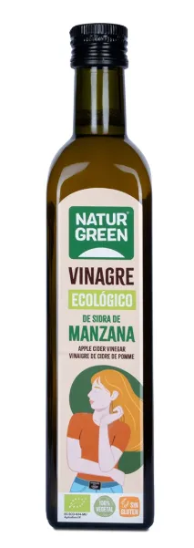 Vinagre de Sidra de Manzana Bio 500ml NaturGreen