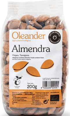 [G-SNK-078] ALMENDRA CRUDA PIEL ECO 200GR