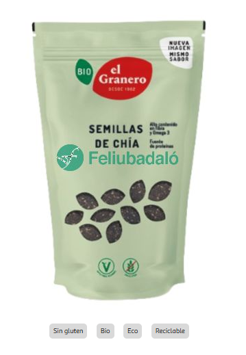 Semillas de Chia SinGluten Bio 150g El Granero Integral