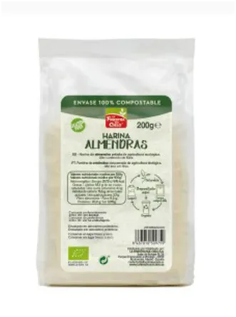 [G-BIO-006] Harina de Almendra Bio 200g La Finestra Sul Cielo