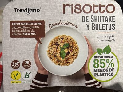 RISOTTO SHIITAKE BOLETUS S/G