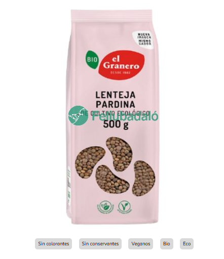 [G-PAS-094] LENTEJAS PARDINAS BIO 500GR