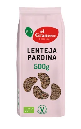 Lentejas Pardinas Bio 500g El Granero Integral
