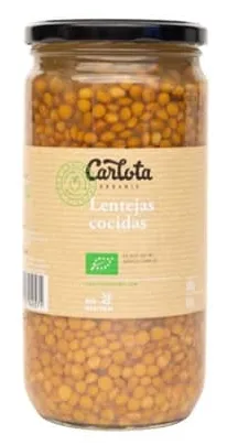 Lentejas Cocidas Eco 660g Carlota Organic