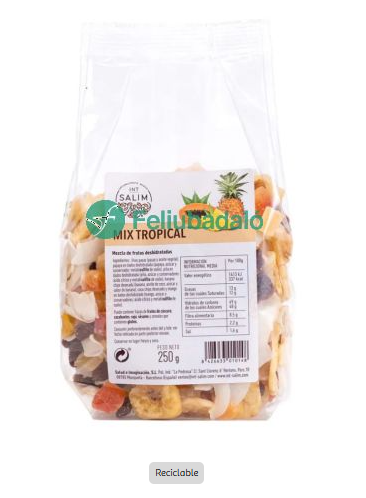 [G-SNK-083] MIX TROPICAL FRUTAS DESHIDRAT