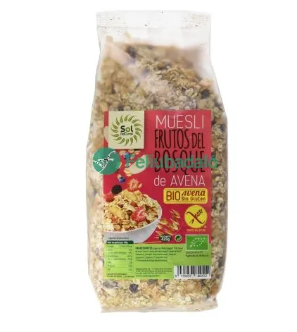 MUESLI AVENA FR BOSQUE S/G BIO SOL NATURAL