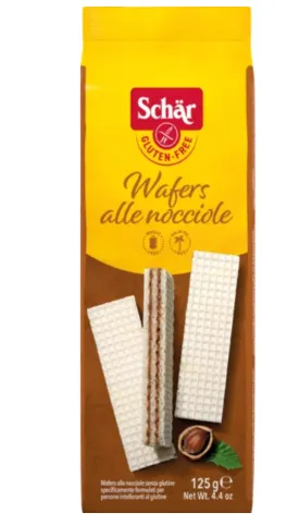Wafers de Avellanas SinGluten 125g Dr. Schar