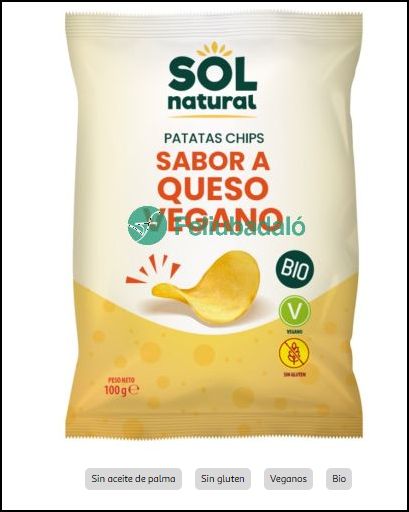 PATATAS CHIPS QUESO SOL NATURAL