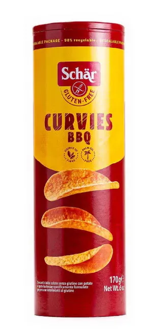 Patatas Curvies BBQ SinGluten 170g Dr. Schar