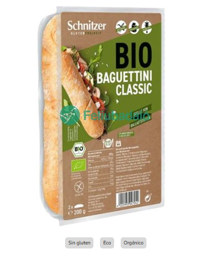 MINI BAGUETTE BLANCA S/G ECO