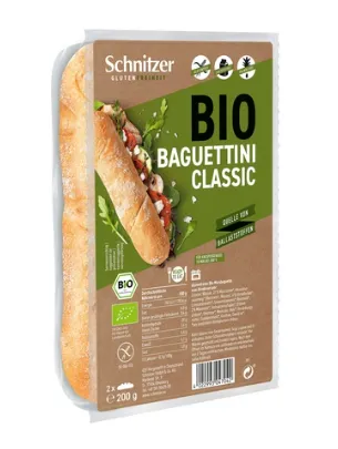 Mini Baguette Blanca SinGluten Eco 200g Schnitzer
