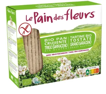 Tostadas de Trigo Sarraceno SinGluten Bio Vegan 150g Le Pain Des Fleurs