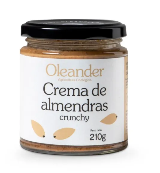 [G-MER-032] Crema de Almendras Blanca SinGluten Eco 210g Oleander