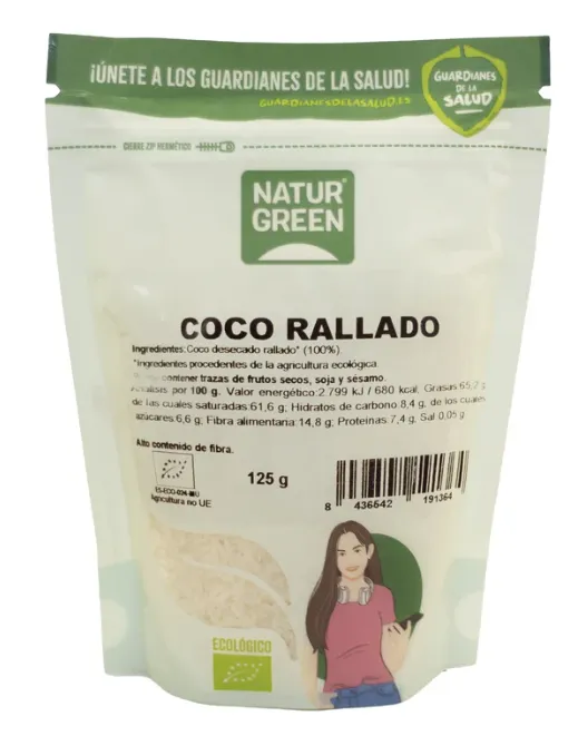 [G-OTR-049] Coco Rallado Bio 125g NaturGreen
