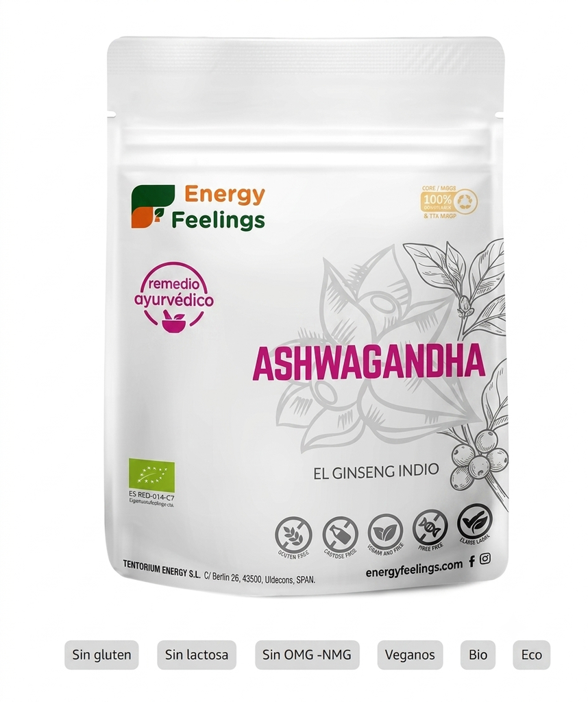Ashwagandha Polvo Doypack Eco 200g Energy Feelings