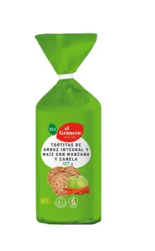 TORT. ARROZ MAIZ MANZANA CANELA  EL GRANERO