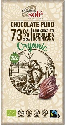 CHOCO NEGRO 73% ECO S/G AZUCAR