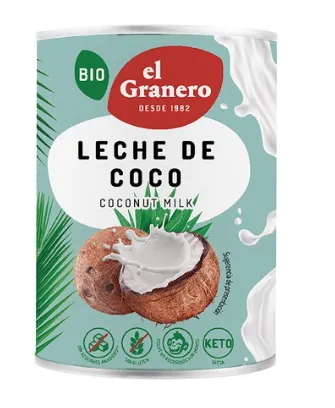 Leche de Coco Bio 400ml El Granero Integral