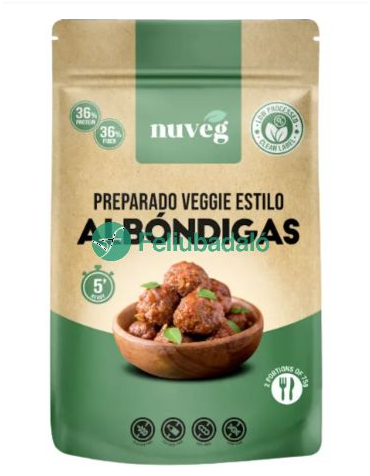 PREP. ALBONDIGAS VEGGIE S/G NUVEG
