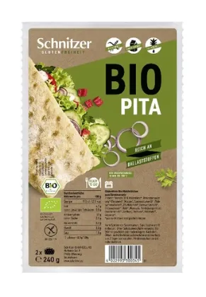 Pan de Pita SinGluten Eco 240g Schnitzer