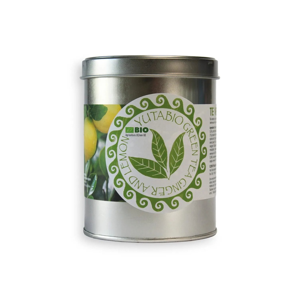 [G-TCA-016] TE VERDE JENGIBRE Y LIMON BIO BOTE 200g