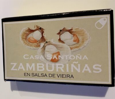 [G-CON-122] Zamburinas en Salsa Vieira Lata 115 Grs Casa Santona