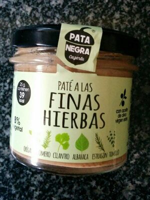 Pate a las Finas Hierbas s/glut s/lact 110 Grs Gourmet Cazorla