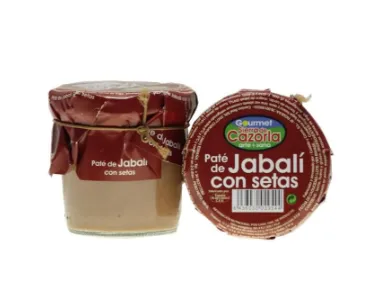 [G-MER-041] Pate Jabali con Setas 100G Gourmet Cazorla
