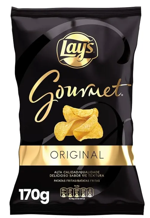 [G-SNK-104] Lay's Gourmet Patatas Fritas con Sal x 170g