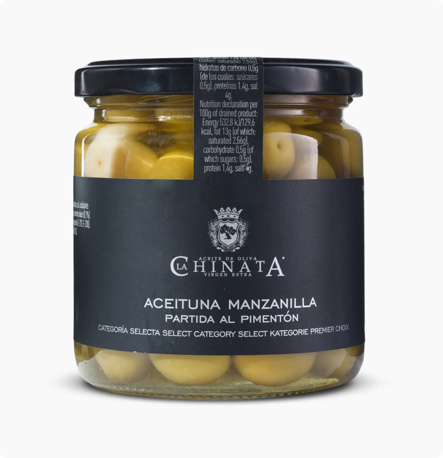 Aceituna Manzanilla Partida al Pimentón - La Chinata