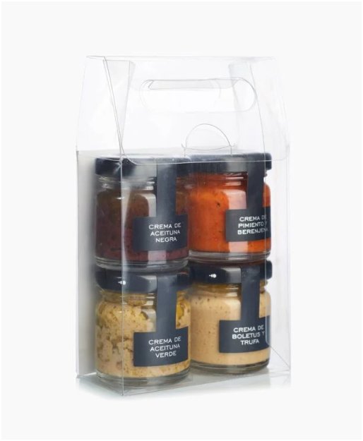 [G-MER-043] Pack 4 Cremas Vegetales Mini - La Chinata