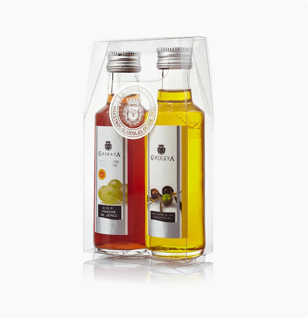[G-ACE-030] Estuche AOVE y Vinagre 100 ml - La Chinata