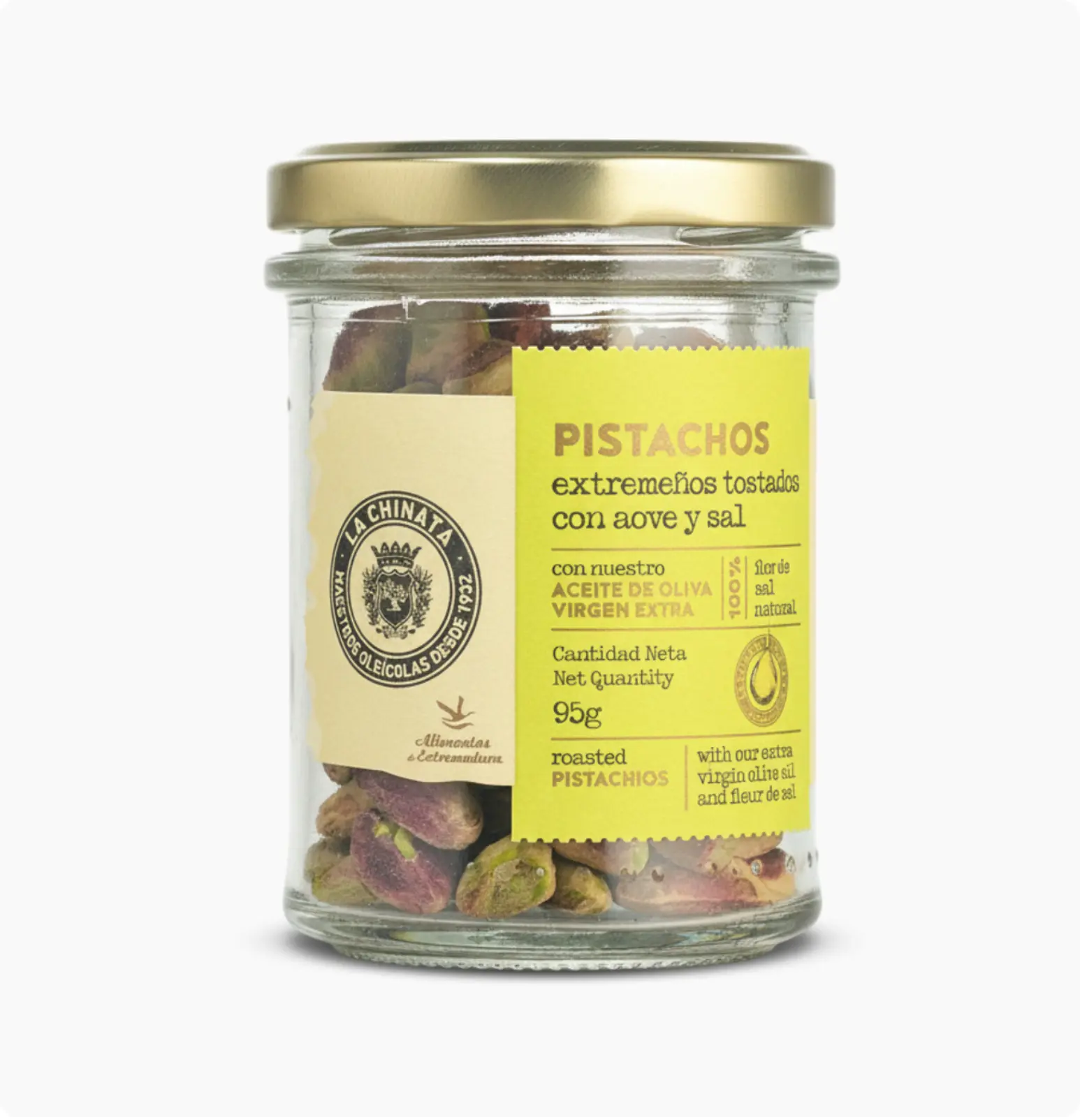 Pistachos Tostados con AOVE y Sal - La Chinata