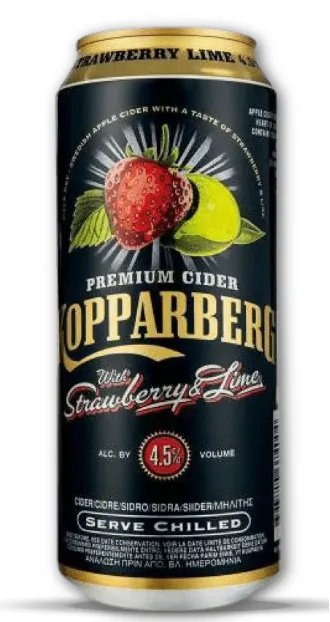 [G-LIC-022] Sidra Kopparberg Strawberry/Lima 50 cl Lata